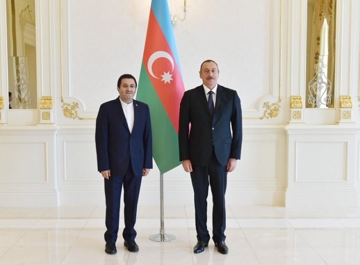 Aliyev receives credentials from ambassadors of several countries - PHOTOS, UPDATED